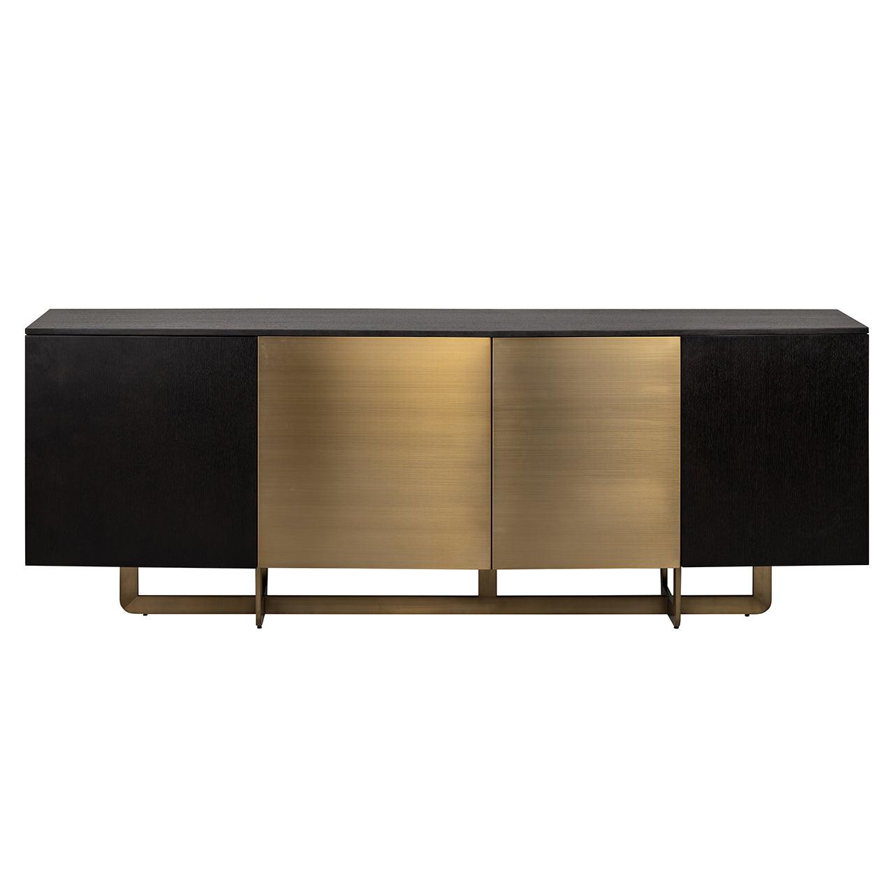 Alexander Jones Sideboard Dax 4-türig | brushed gold