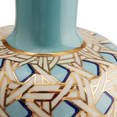 Jonathan Adler Vase Basketweave Tall Bottle