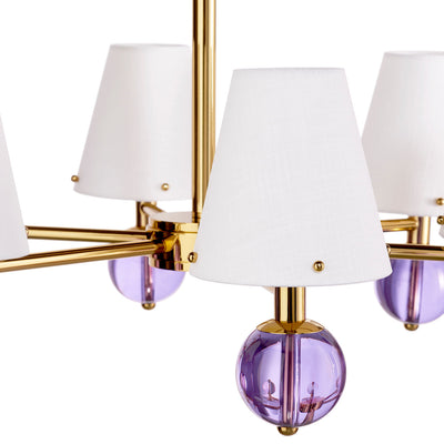 Jonathan Adler Deckenleuchte Chandelier Belvedere | Lila