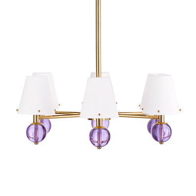 Jonathan Adler Deckenleuchte Chandelier Belvedere | Lila