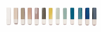 Bosa Farbpalette 2024 beige, gelb, petrol