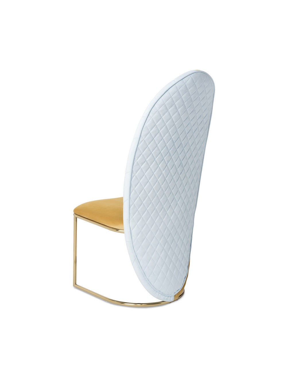 Abhika velvet dining chair Garda Leaf