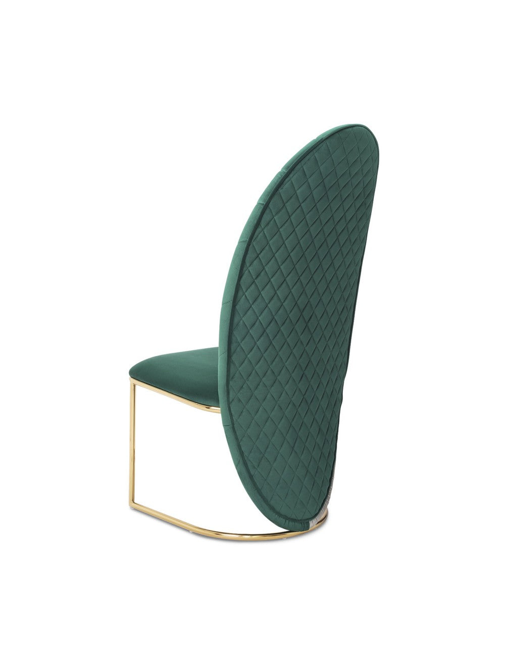 Abhika velvet dining chair Garda Leaf