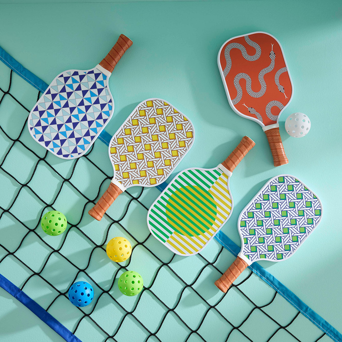 Jonathan Adler Pickleball Spiel Basketweave