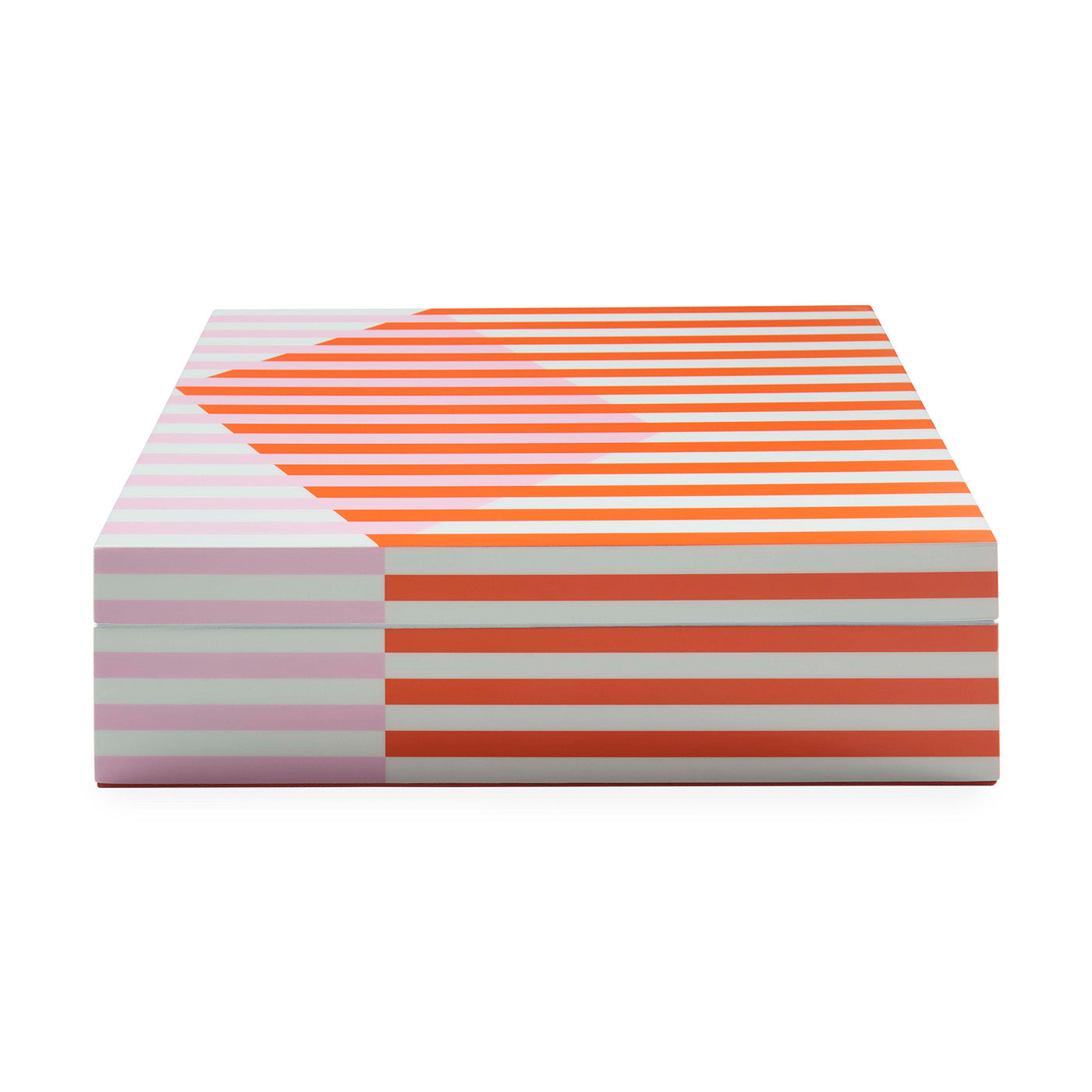 Jonathan Adler Copenhagen Lacquer Aufbewahrungsbox mit Deckel | Large