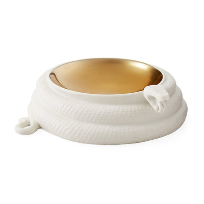 Jonathan Adler Schale Eden Accent Bowl | weiß & gold