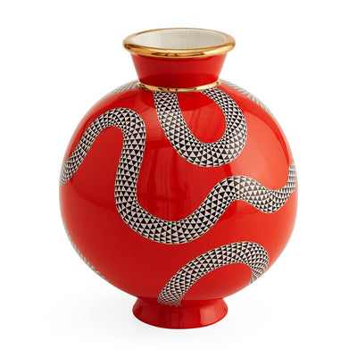 Jonathan Adler Vase Eden rund | Orange