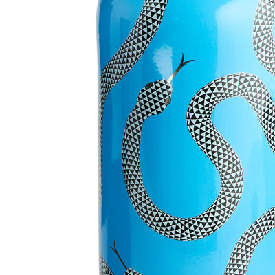 Jonathan Adler Vase Eden Tall Bottle | Blau