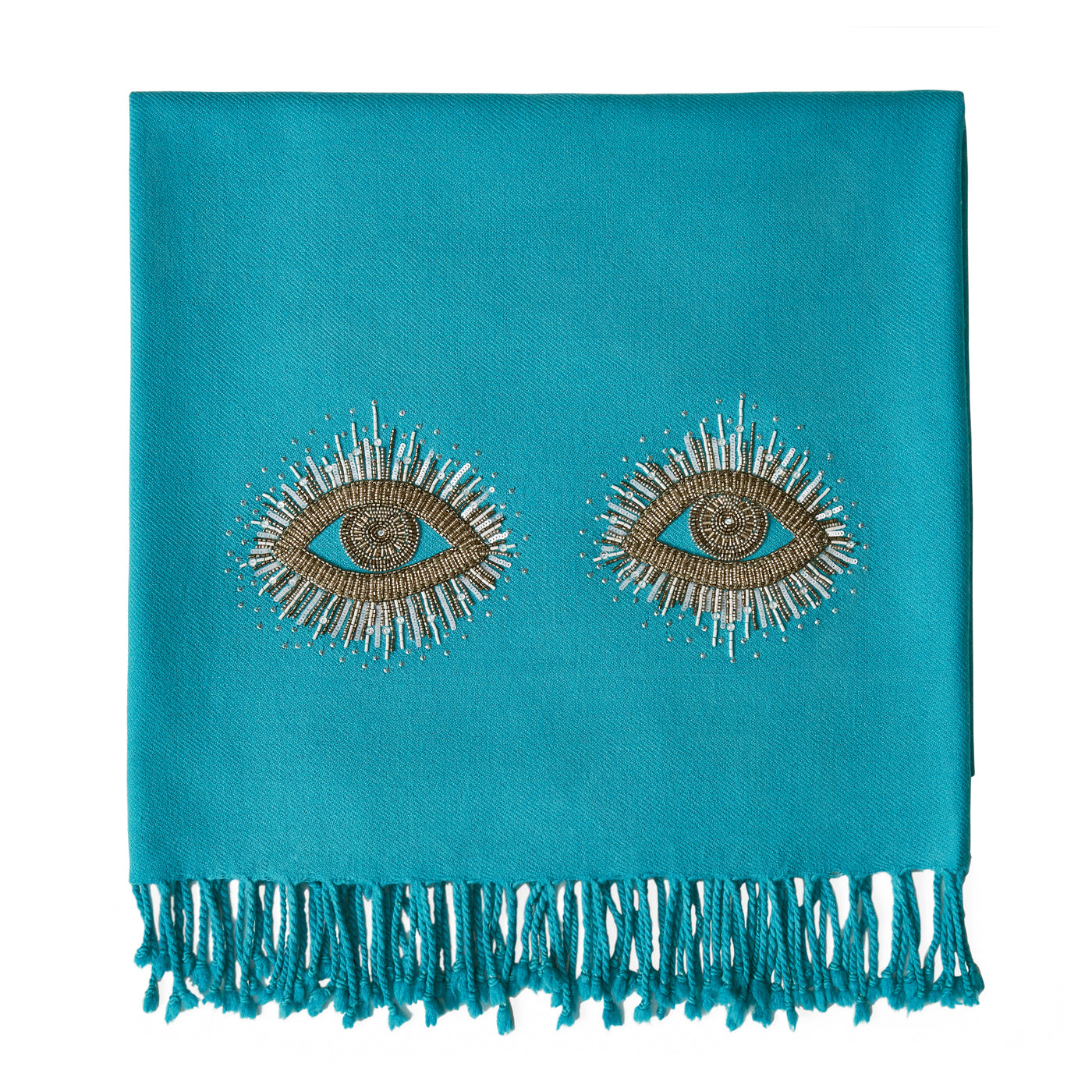 Jonathan Adler Kamelhaar-Wolldecke Muse Eyes | 127x178 cm