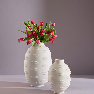 Jonathan Adler Giant Vase Gala Round | Mattweiß