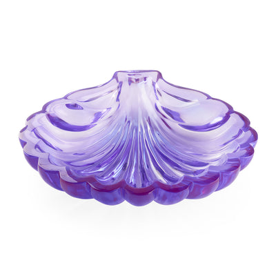 Jonathan Adler Acryl Skulptur Giant SCALLOP Muschel BOWL | Violett