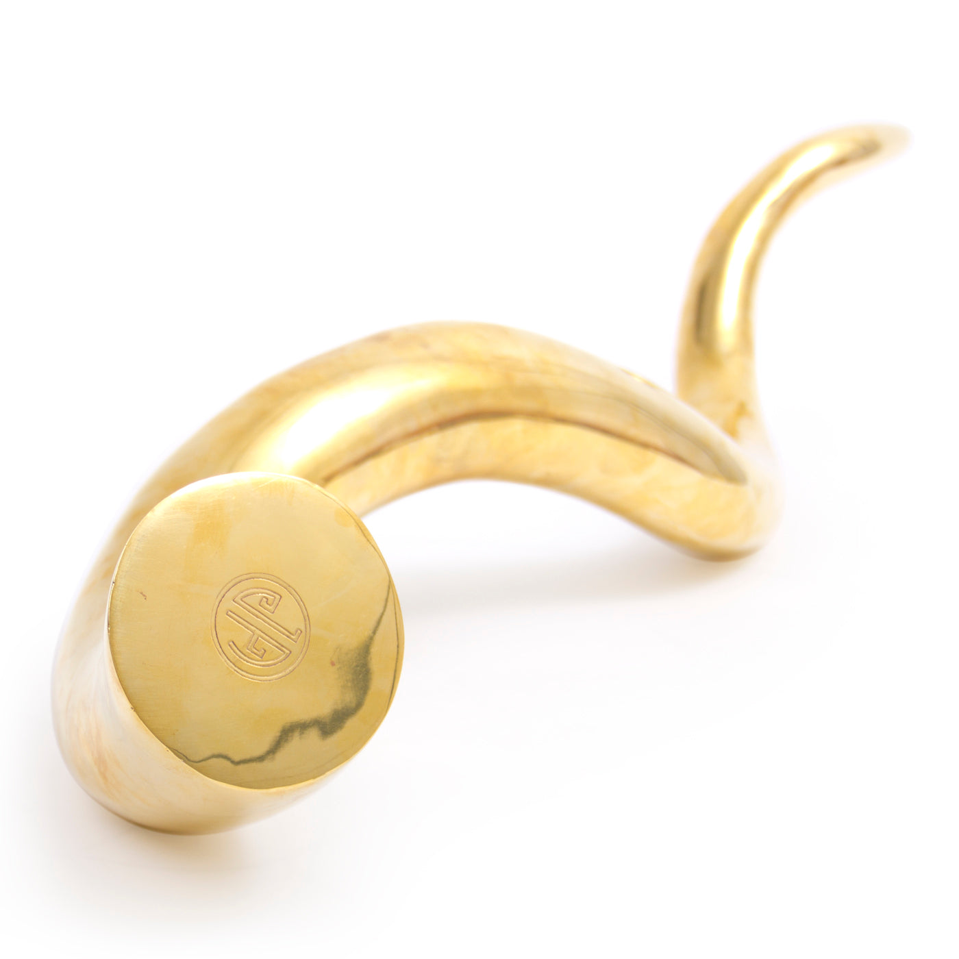 Jonathan Adler Skulptur GIANT BRASS HORN Messing | 81 cm