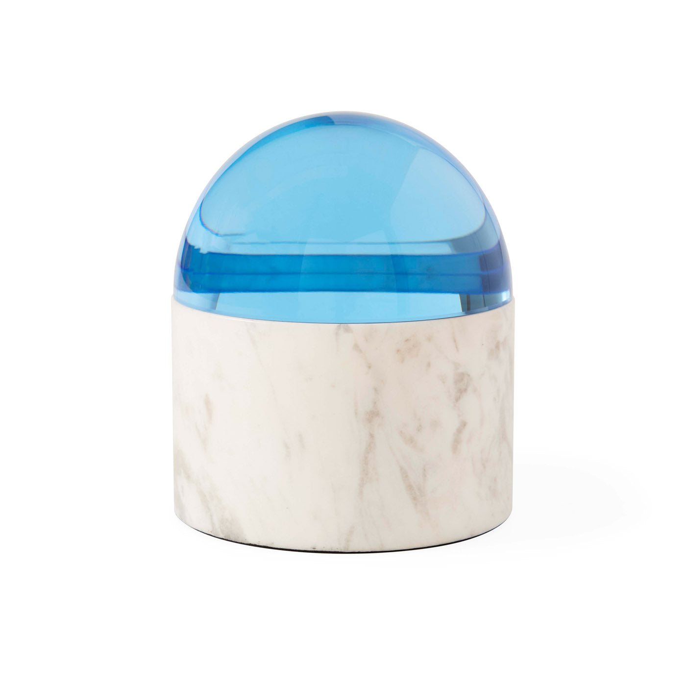 Jonathan Adler Globo Marmor Dose & Aufbewahrungsbox Small | Blau