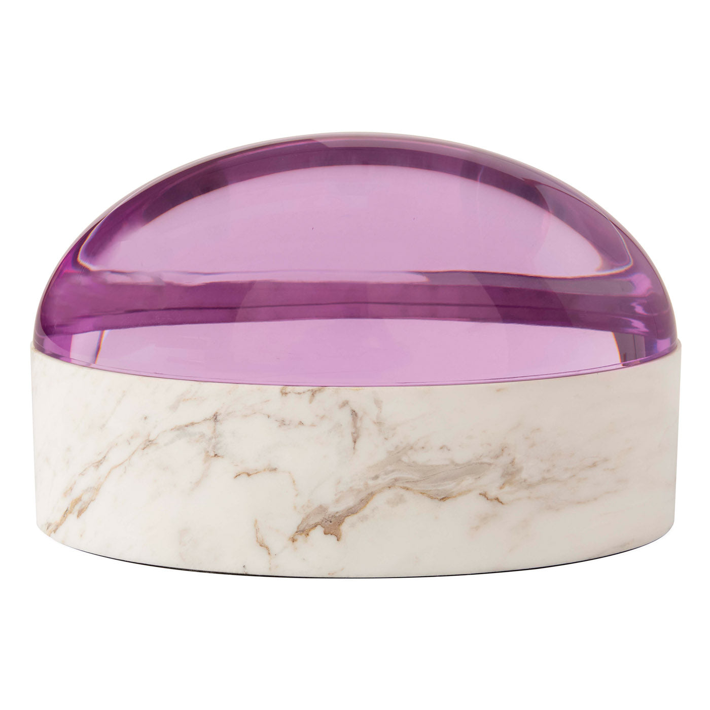 Jonathan Adler Globo Marmor Dose & Aufbewahrungsbox Large | Lavender