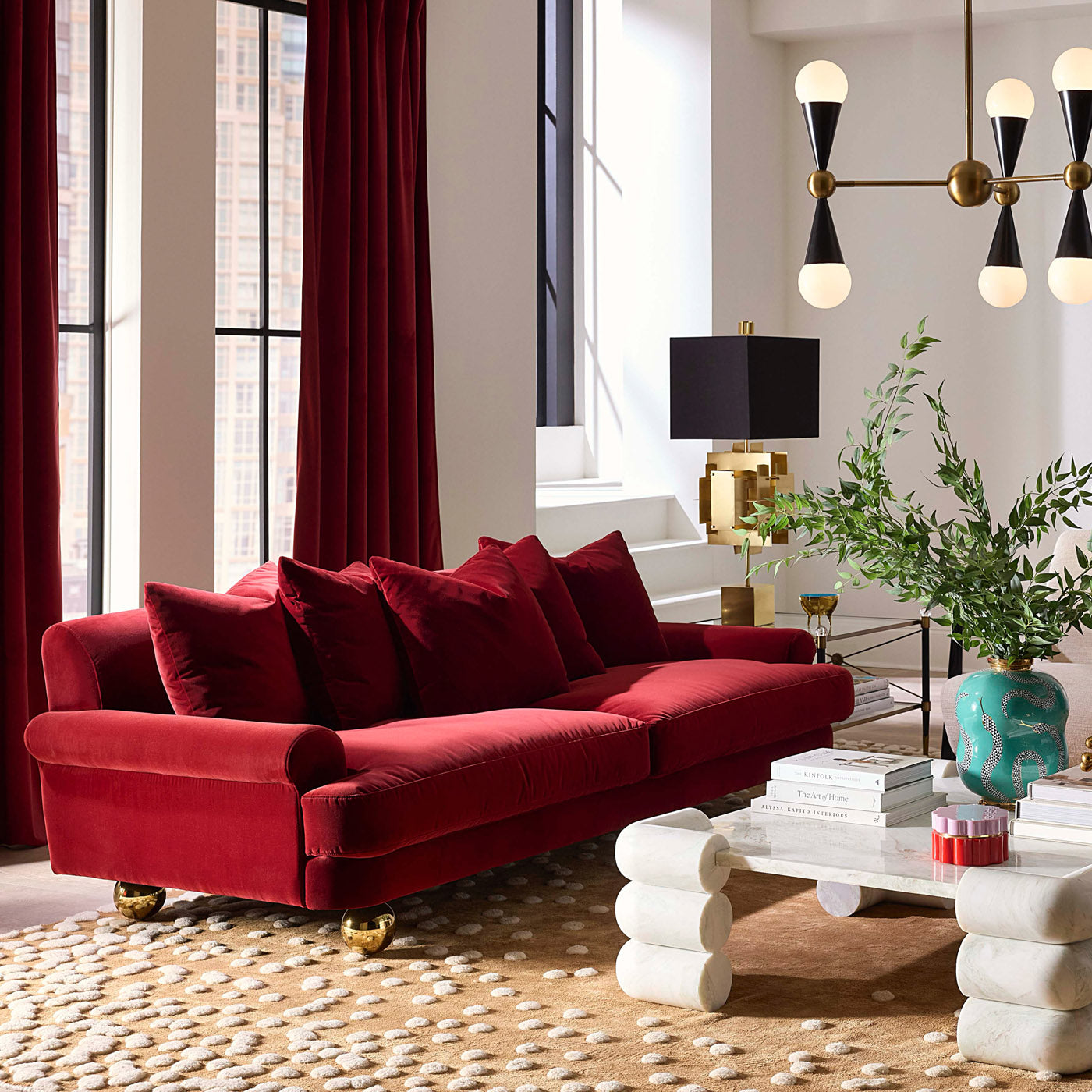 Jonathan Adler Sofa Greenwich | Vincenza Claret