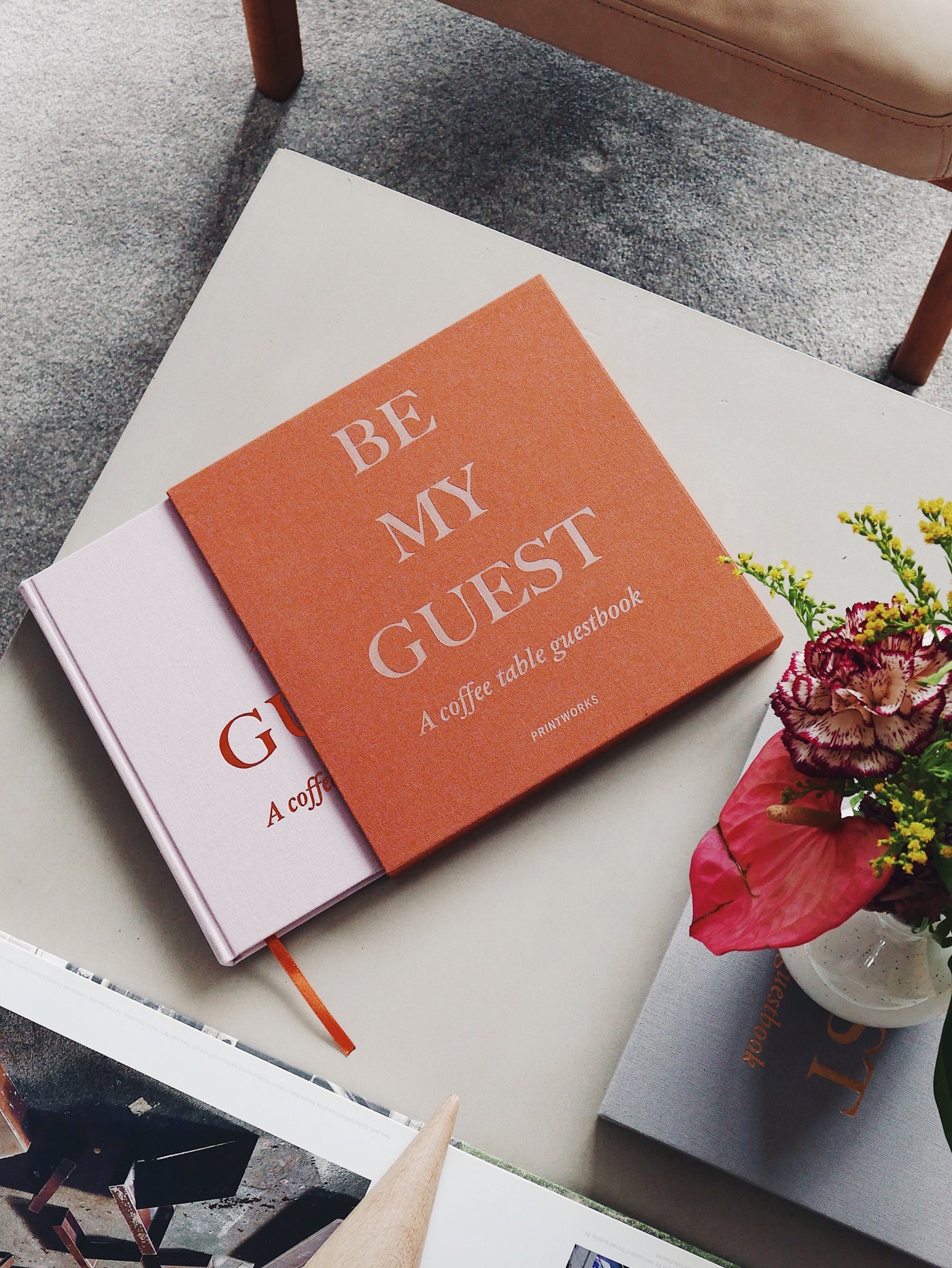 Be my Guest - A Coffee Table Guestbook | Rust&Pink