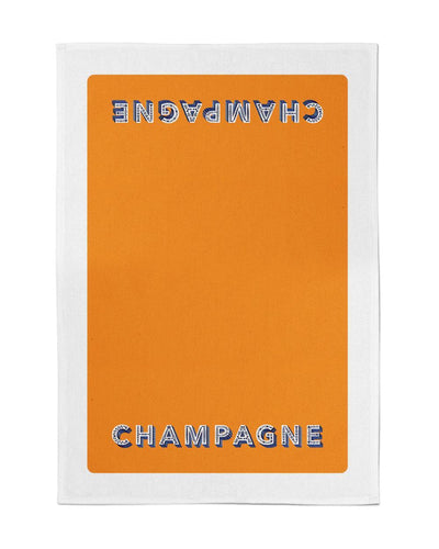 Jamida of Sweden Geschirrtuch Champagne Orange | Halbleinen