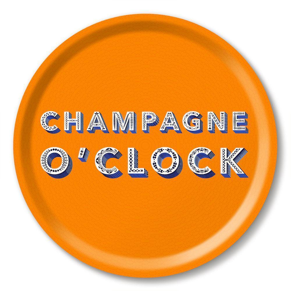 Jamida of Sweden Tablett Champagne O´Clock Orange | ø 31 cm