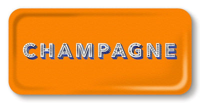 Jamida of Sweden Tablett Champagne Orange | 32x15 cm