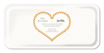 Jamida of Sweden Tablett Champagne Orange | 32x15 cm