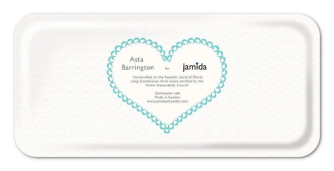 Jamida of Sweden Tablett Cheers Aqua | 32x15 cm