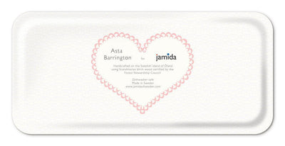 Jamida of Sweden Tablett GIN Rosa | 32x15 cm