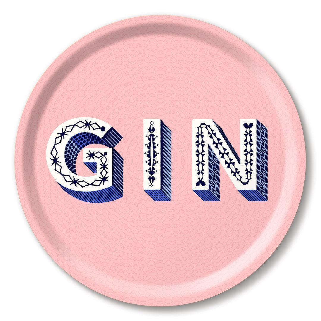 Jamida of Sweden Tablett Gin rosa | Ø 31 cm