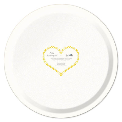 Jamida of Sweden - Tablett Good Morning Gelb | ø 39 cm - Codeso Living