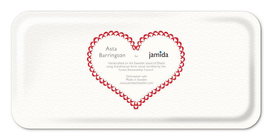 Jamida of Sweden Tablett Happy Birthday Multicolor | 32x15 cm