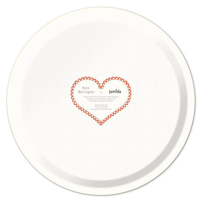 Jamida of Sweden Tablett HAPPY HOUR Orange | Ø 39 cm