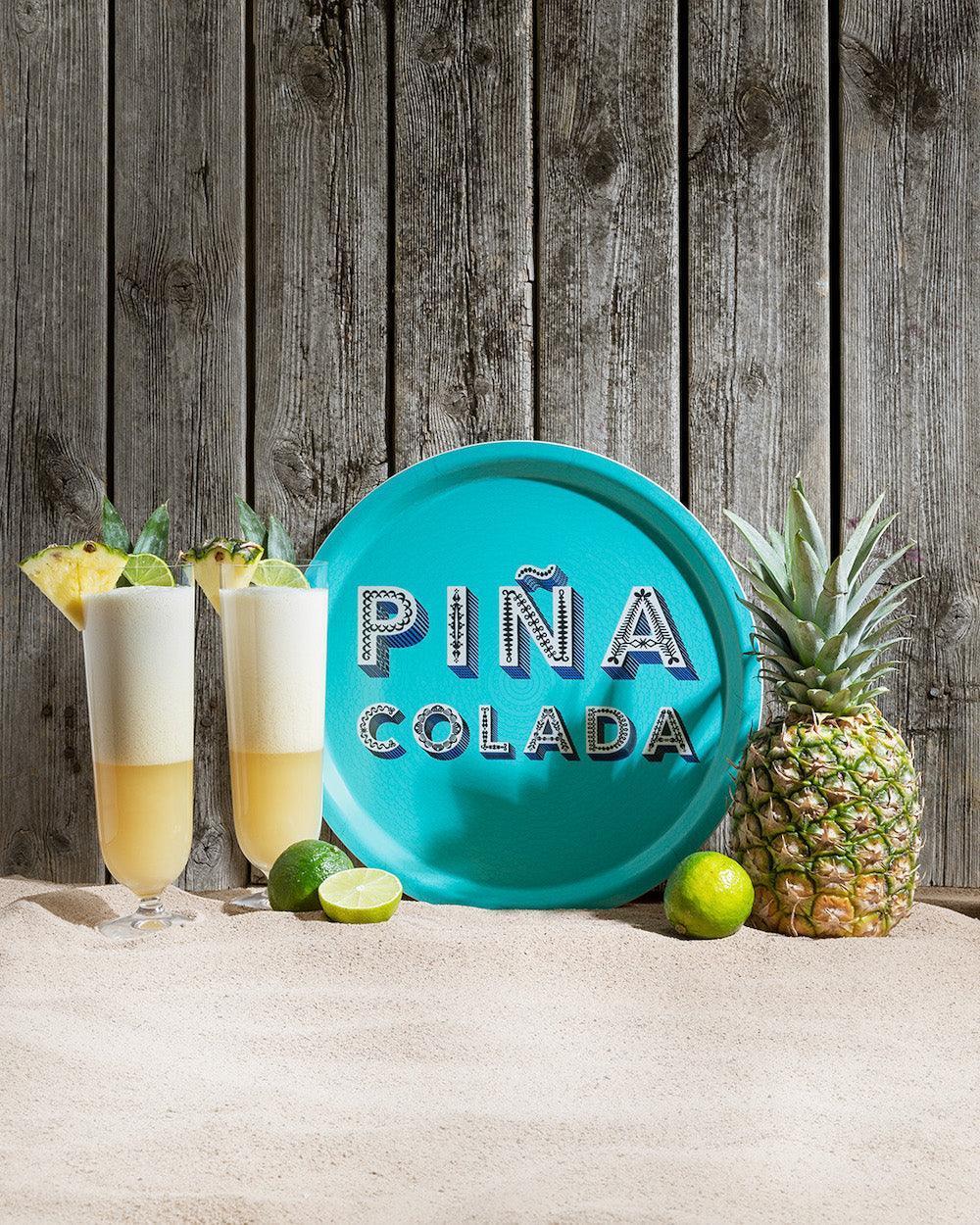 Jamida of Sweden Tablett Piña Colada Aqua | ø 31 cm