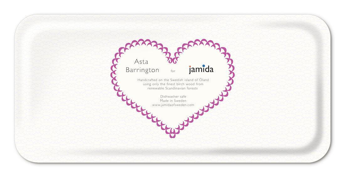 Jamida of Sweden Tablett PROSECCO Purple | 32x15 cm