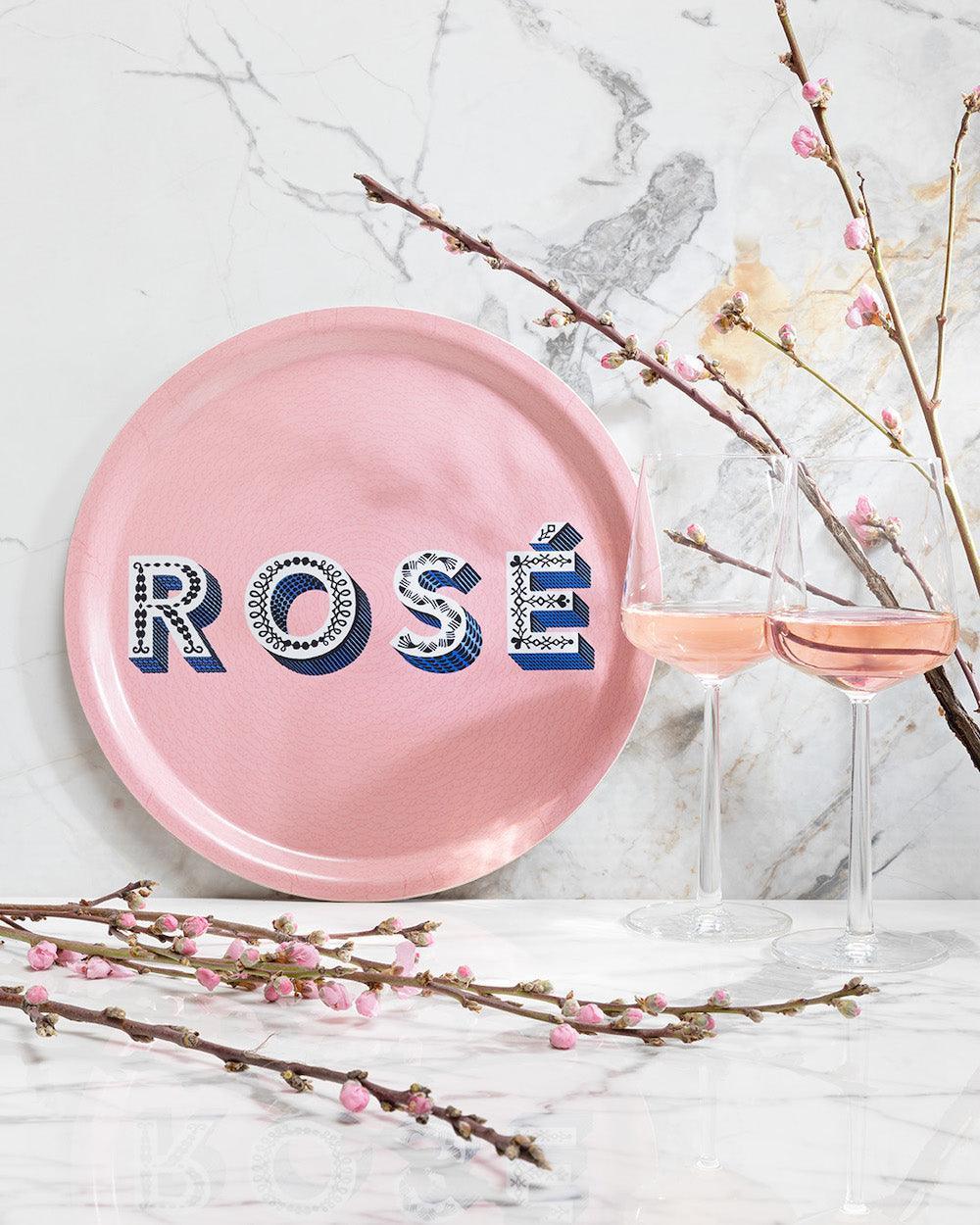 Jamida of Sweden Tablett ROSÉ Rosa | Ø 31 cm