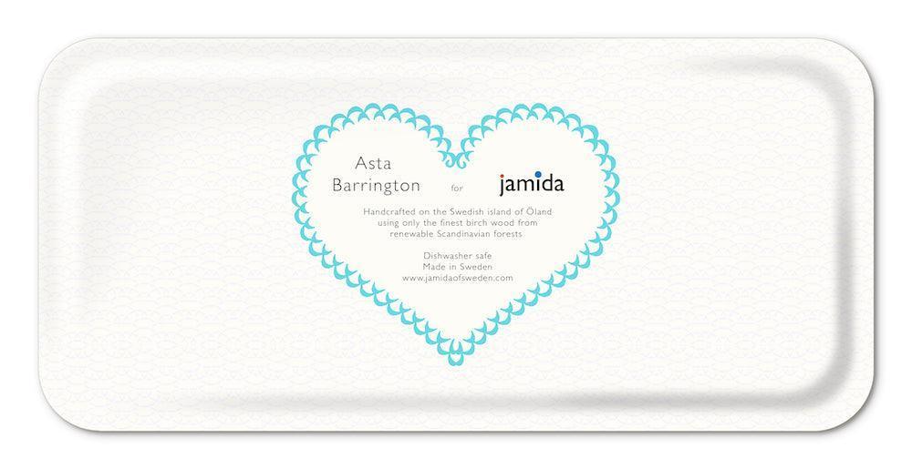 Jamida of Sweden Tablett Santé Aqua | 32x15 cm