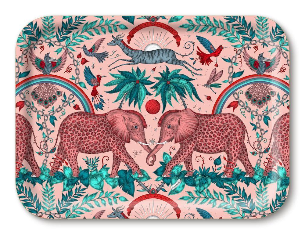 Jamida of Sweden Tablett Zambezi Pink | 27x20 cm