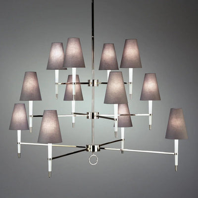 Jonathan Adler Jonathan Adler 12-flammiger Chandelier Deckenleuchter Ventana | Silber&Weiß Codeso Living