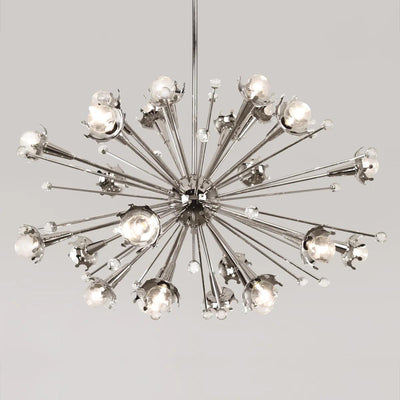 Jonathan Adler 24-flammiger Chandelier Deckenleuchter Sputnik | Silber