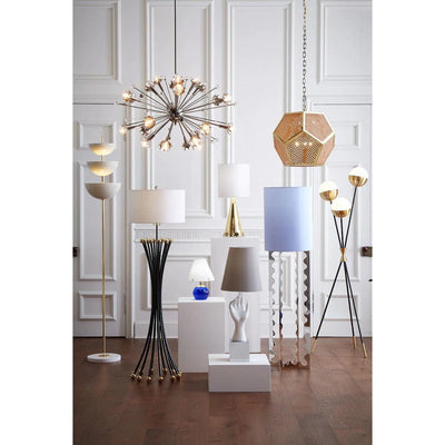 Jonathan Adler 24-flammiger Chandelier Deckenleuchter Sputnik | Silber