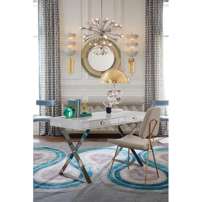 Jonathan Adler 24-flammiger Chandelier Deckenleuchter Sputnik | Silber