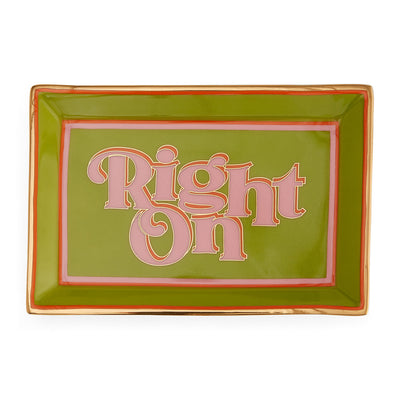 Jonathan Adler Ablageschale Right On Rectangle Tray