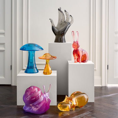 Jonathan Adler Acryl Skulptur Giant Snail Schnecke | Violett