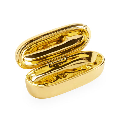 Jonathan Adler Ambien Pillendose aus massivem Messing | Gold