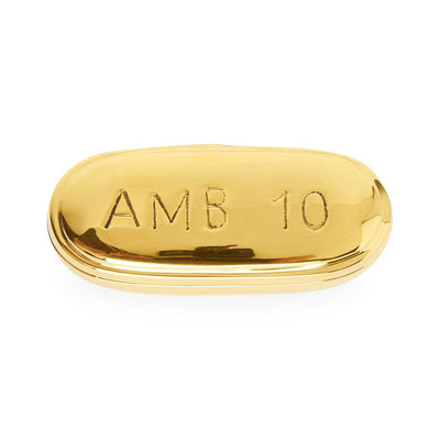 Jonathan Adler Ambien Pillendose aus massivem Messing | Gold