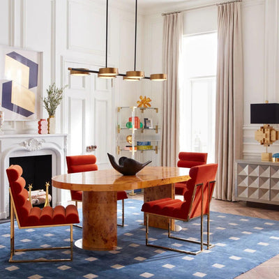 Jonathan Adler Ausziehbarer Runder Esstisch Bond