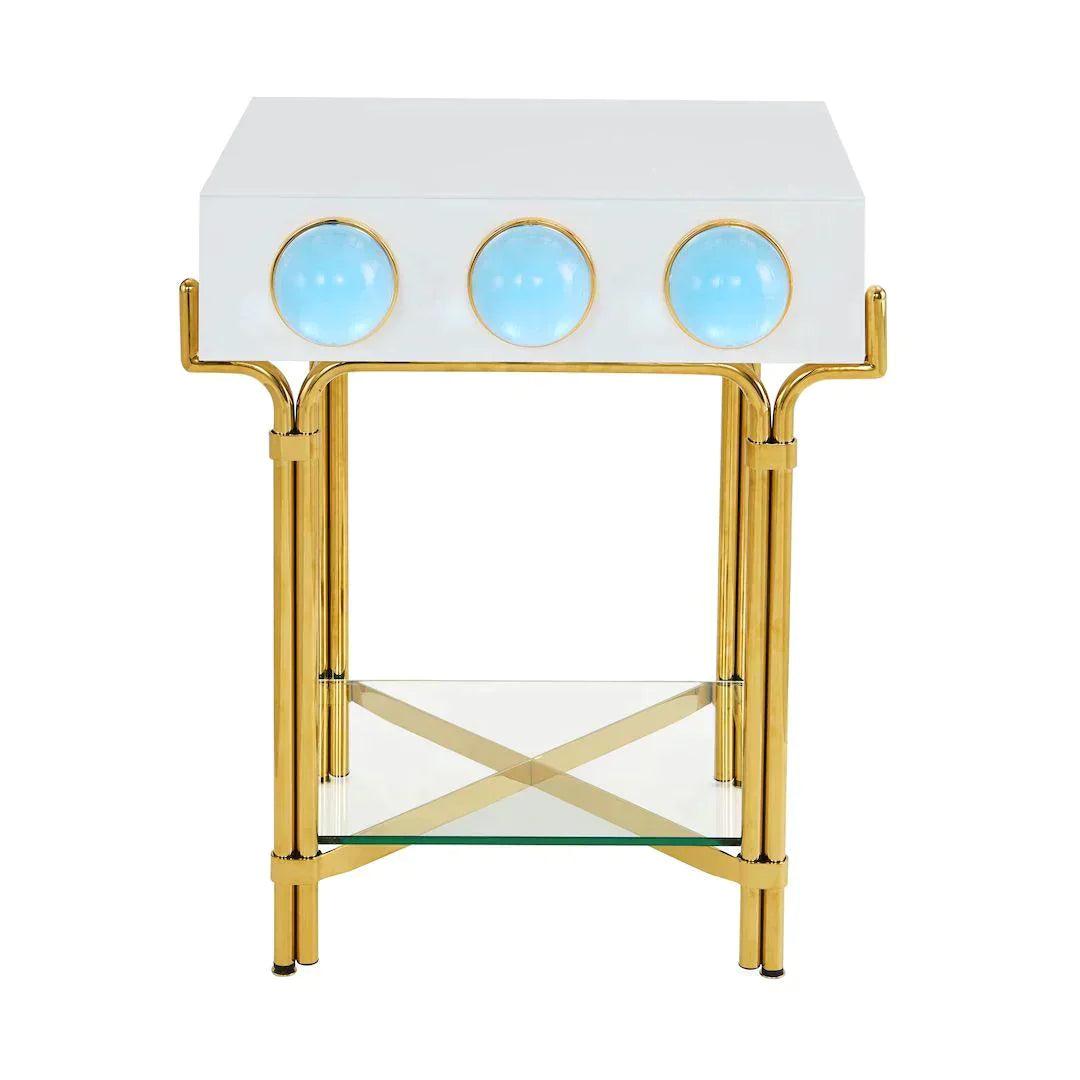 Jonathan Adler Beistelltisch Globo | Blau Codeso Living