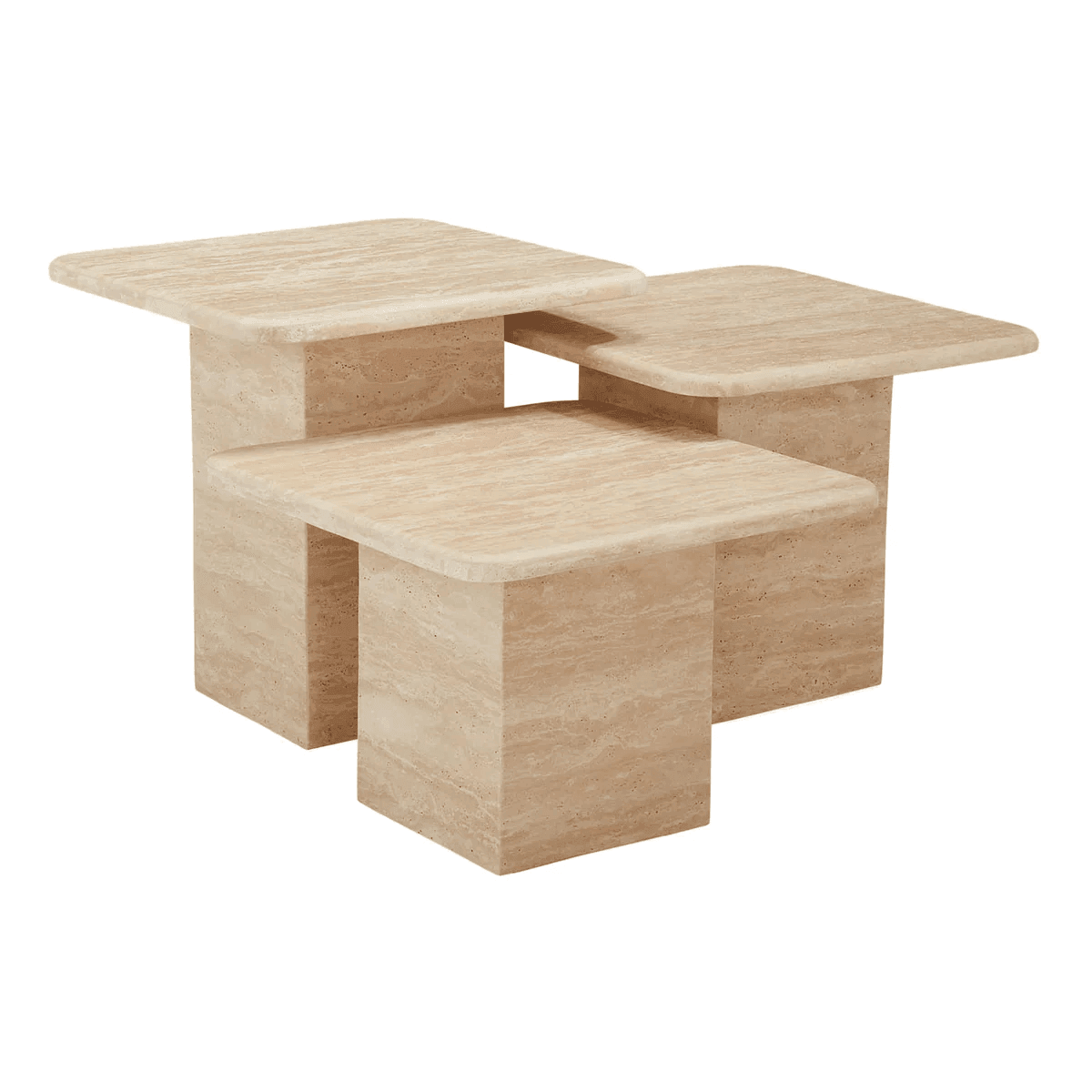 Jonathan Adler Beistelltisch Travertine Small