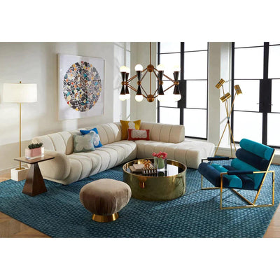 Jonathan Adler Bouclé-Ecksofa Brigitte | Olympus Oatmeal