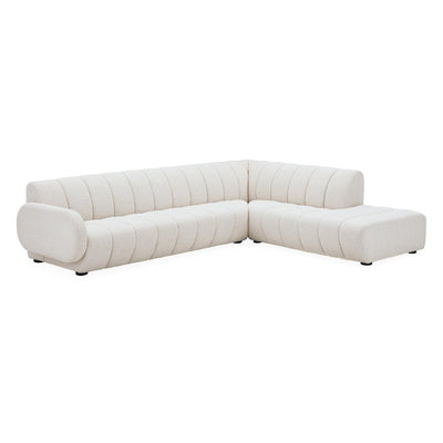 Jonathan Adler Bouclé-Ecksofa Brigitte | Olympus Oatmeal