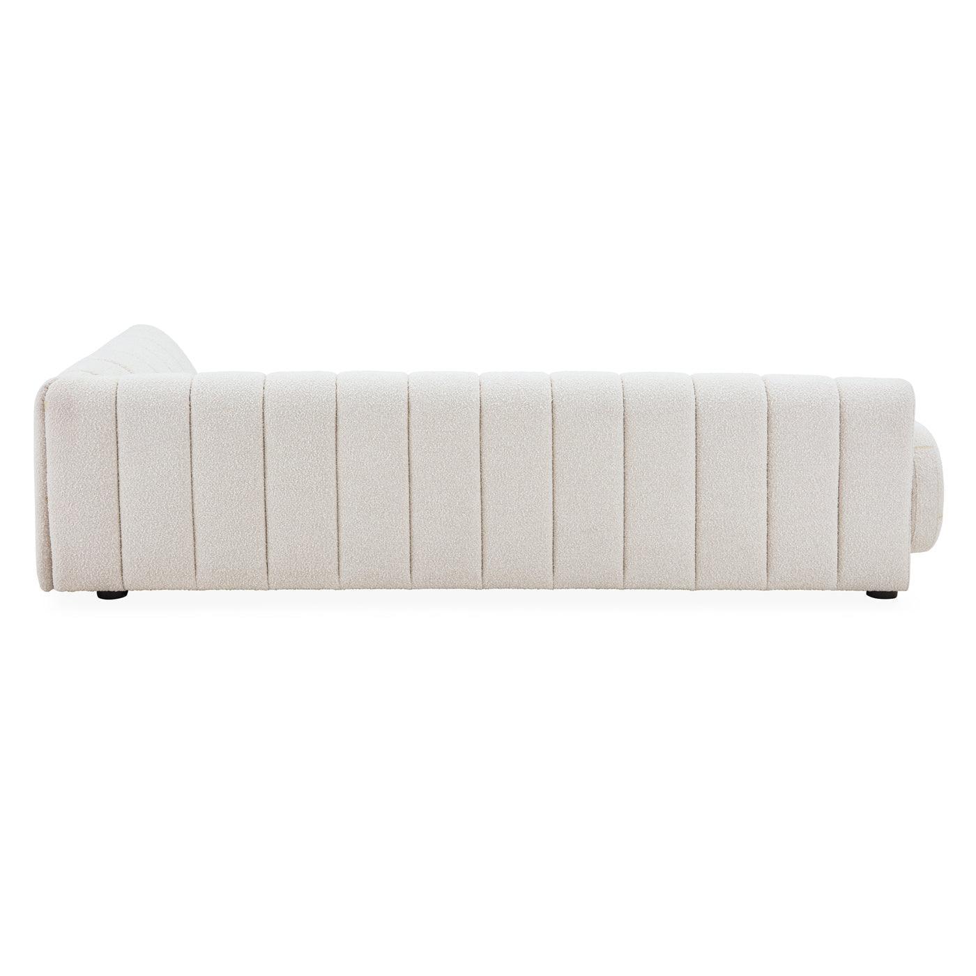 Jonathan Adler Bouclé-Ecksofa Brigitte | Olympus Oatmeal