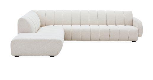 Jonathan Adler Bouclé-Ecksofa Brigitte | Olympus Oatmeal